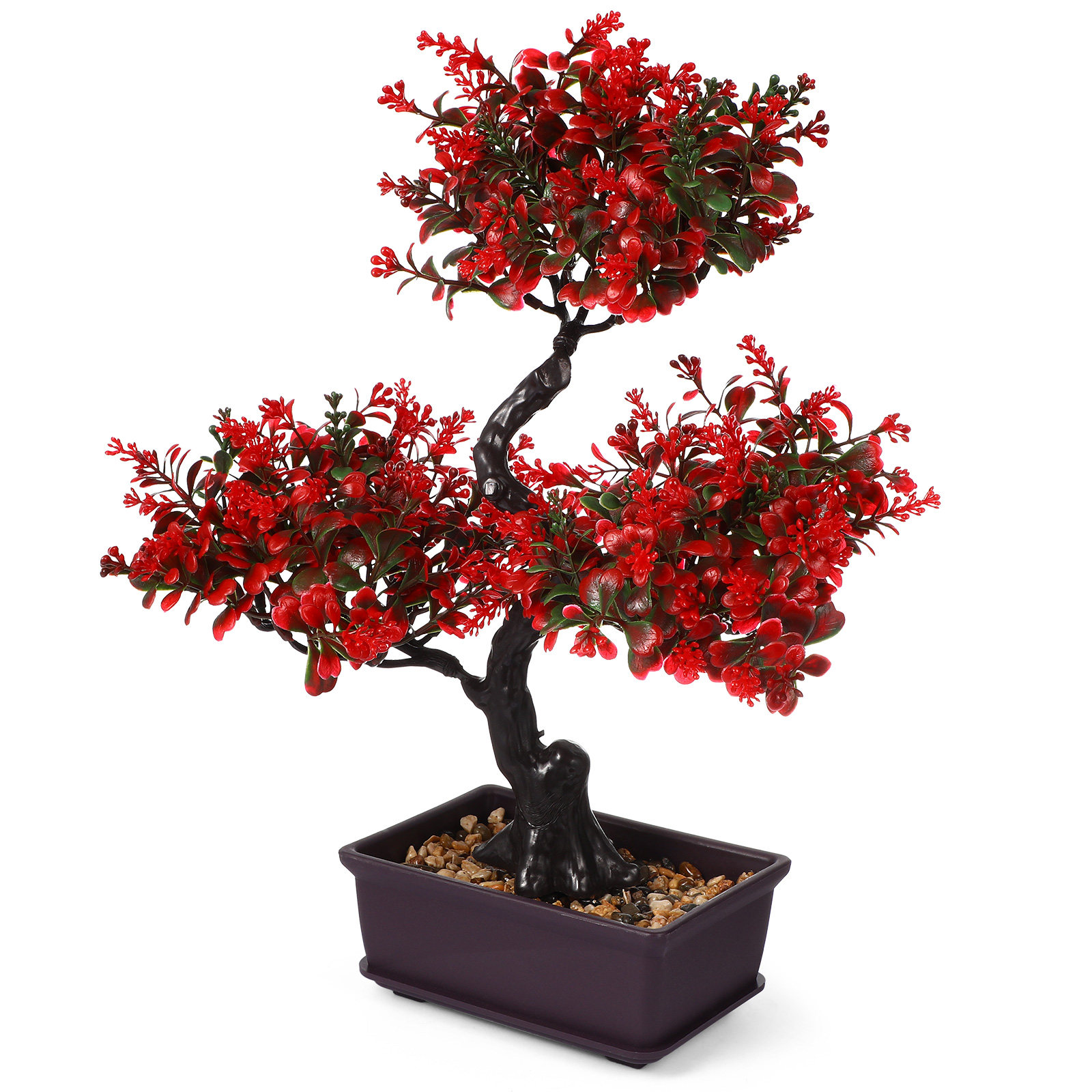 シミュレーション盆栽造花、高品質プラスチック製、リビングルー - Bonsai Garden And Cafe のレビューと価格